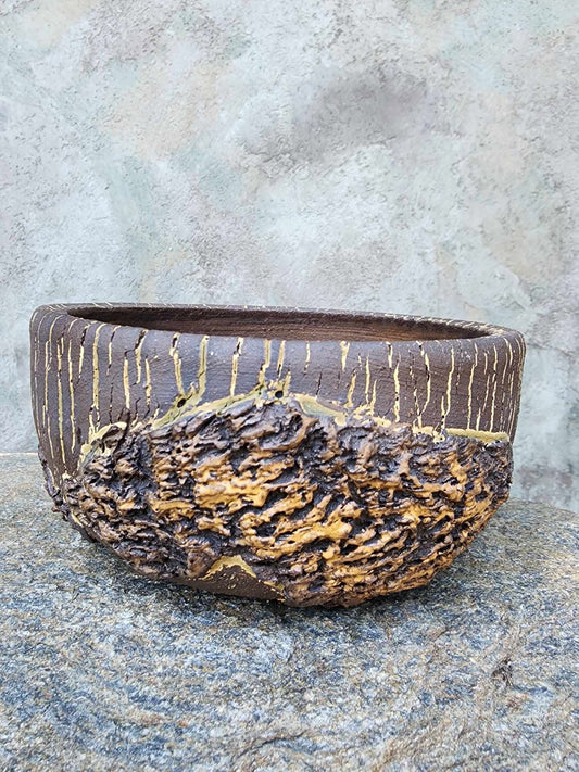 Handmade Pottery - Tufa Garden Bowl No. 187