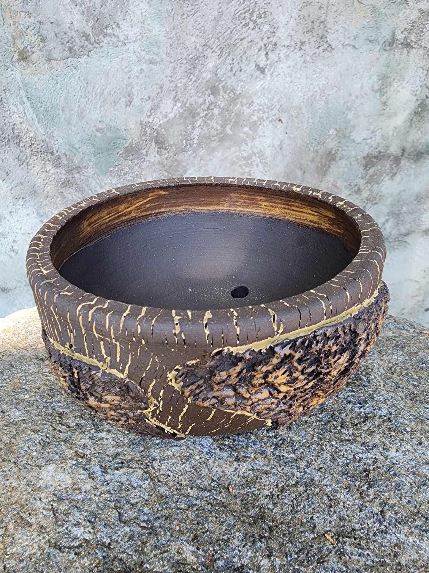 Handmade Pottery - Tufa Garden Bowl No. 187