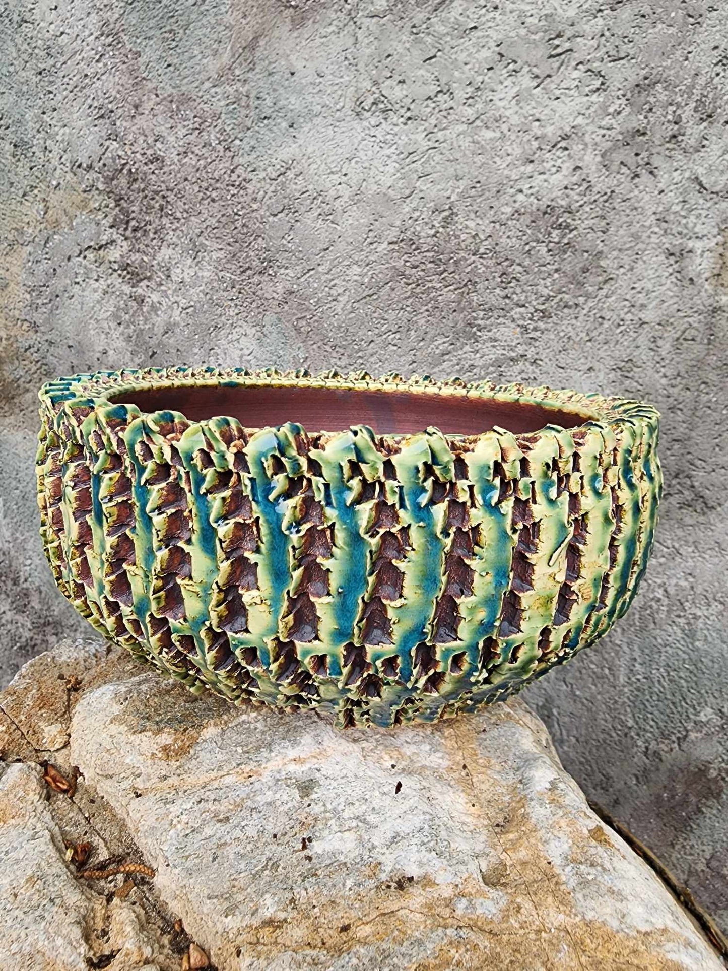 Handmade Pottery - Vertebrae Vessel No. 159
