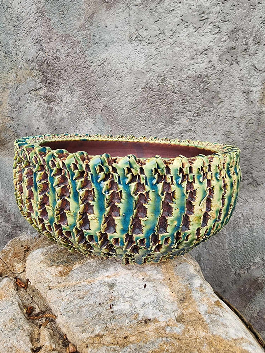 Handmade Pottery - Vertebrae Vessel No. 159