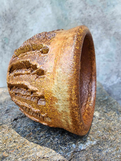 Handmade Pottery – Fossil Fern Vessel No. 170