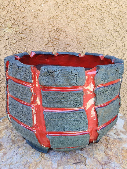 Handmade Pottery — Lava Fault Vessel No. 165