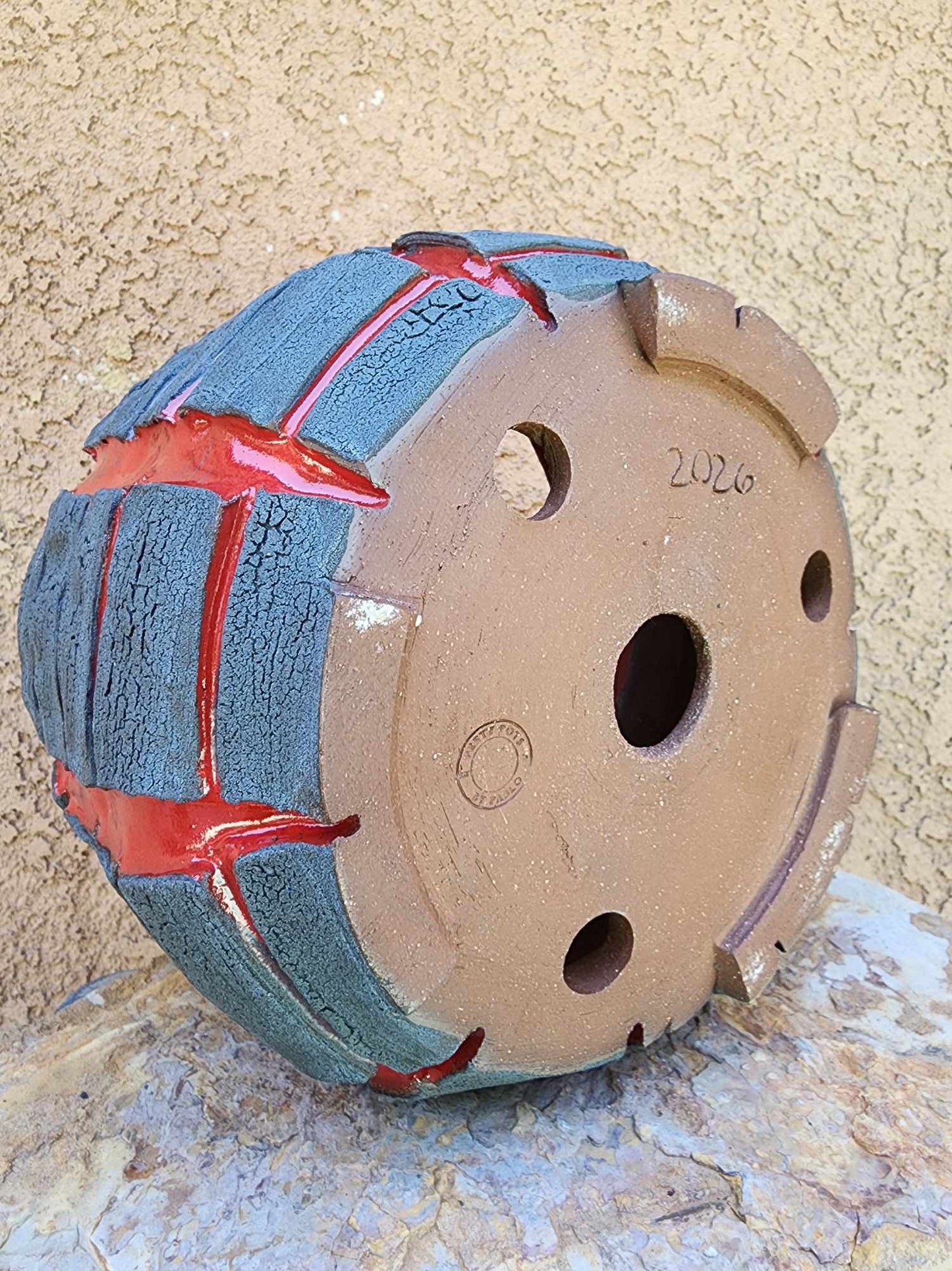 Handmade Pottery — Lava Fault Vessel No. 165