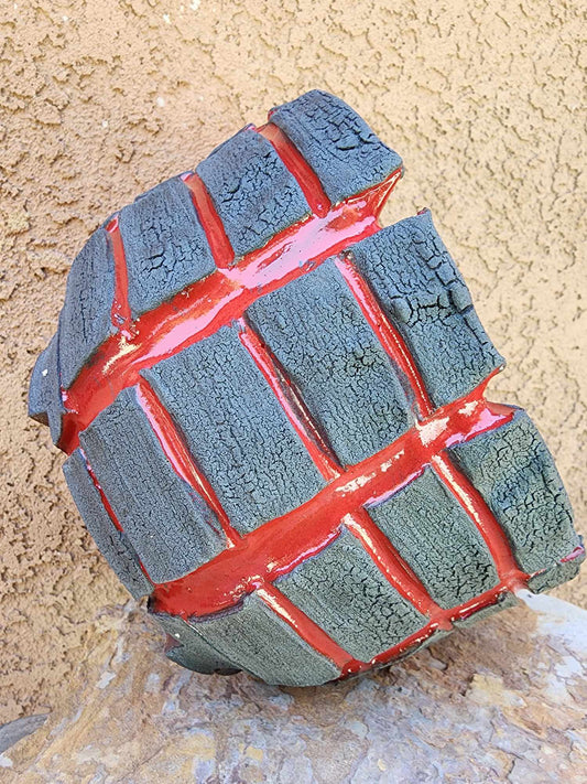 Handmade Pottery — Lava Fault Vessel No. 165