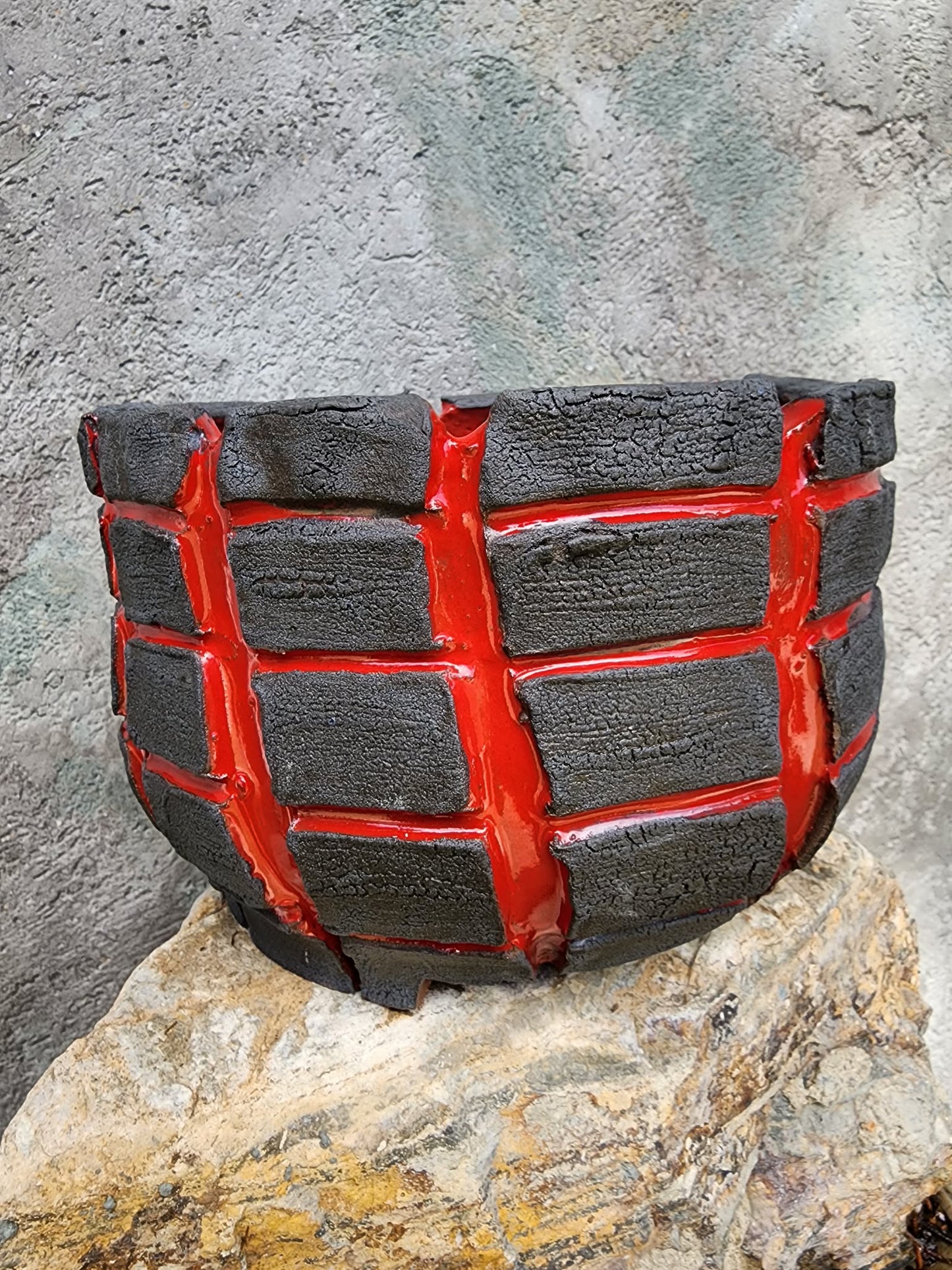 Handmade Pottery — Lava Fault Vessel No. 165