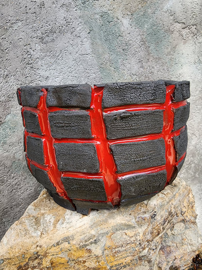 Handmade Pottery — Lava Fault Vessel No. 165