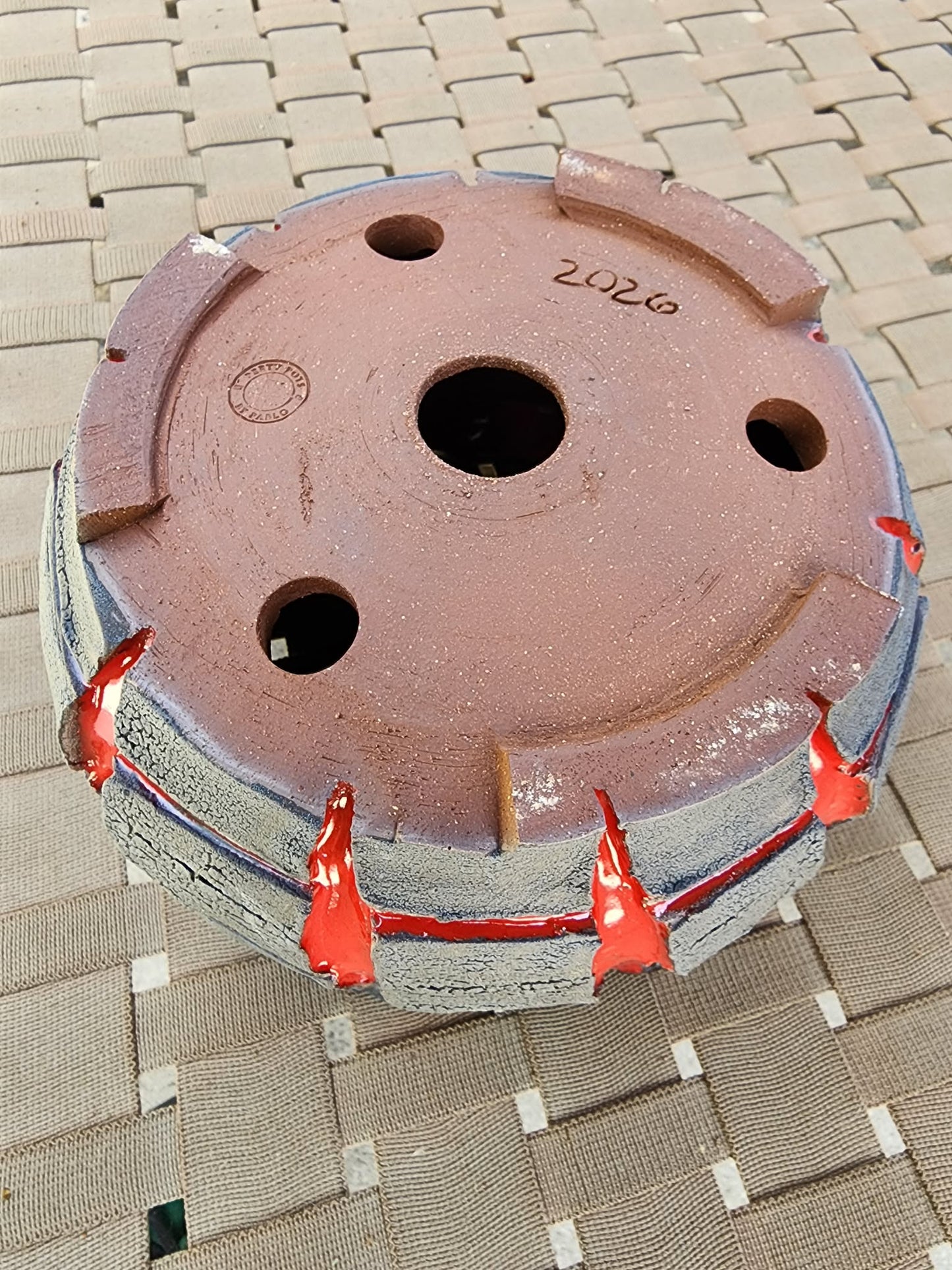 Handmade Pottery — Lava Fault Vessel No. 165