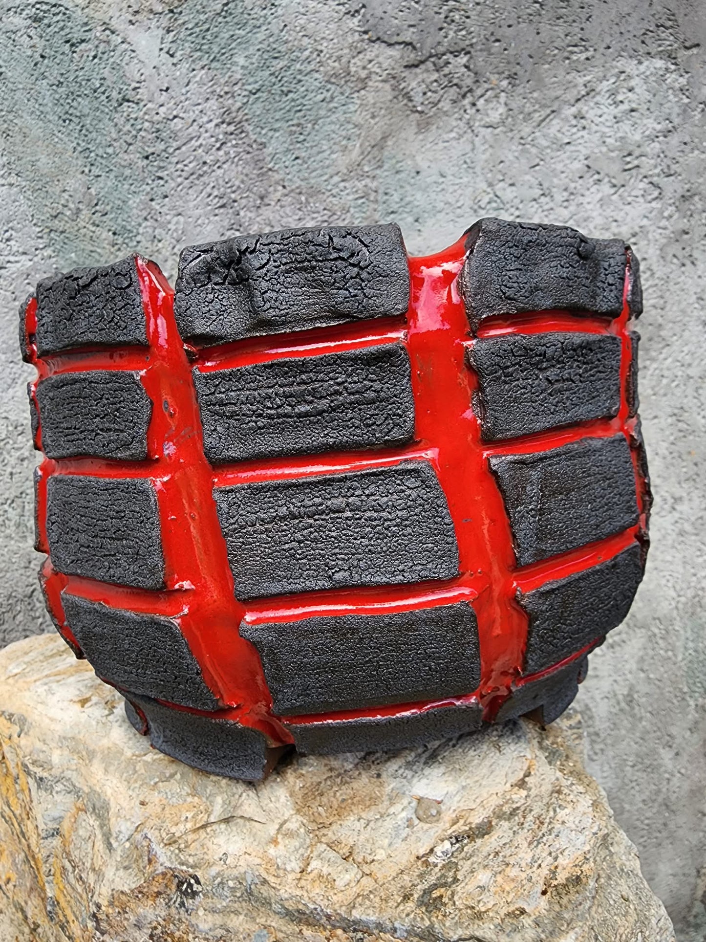 Handmade Pottery — Lava Fault Vessel No. 165