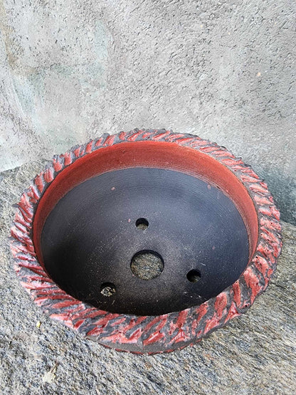 Handmade Pottery — Lava Scar Vessel No. 176
