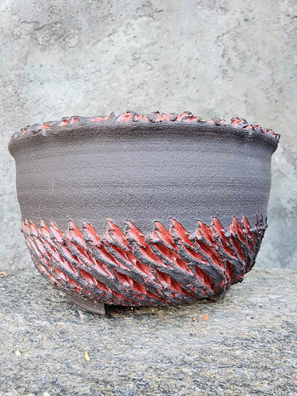 Handmade Pottery — Lava Scar Vessel No. 176