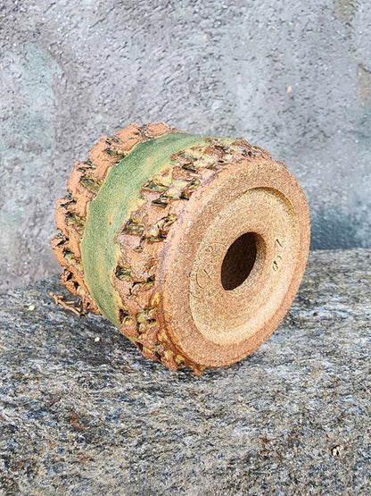 Handmade Pottery — Moss Relic Basin No. 179
