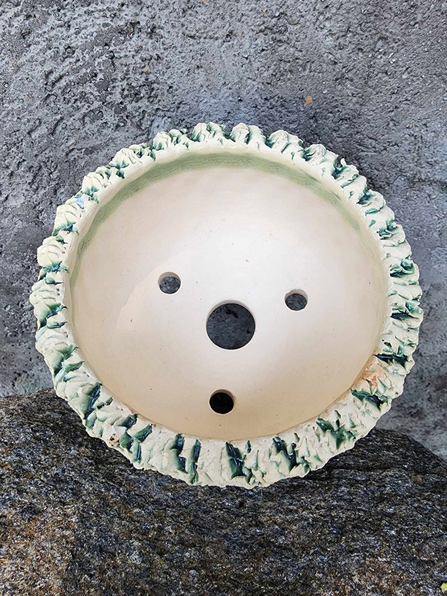 Handmade Pottery  - Basalt Flow Bowl No. 188