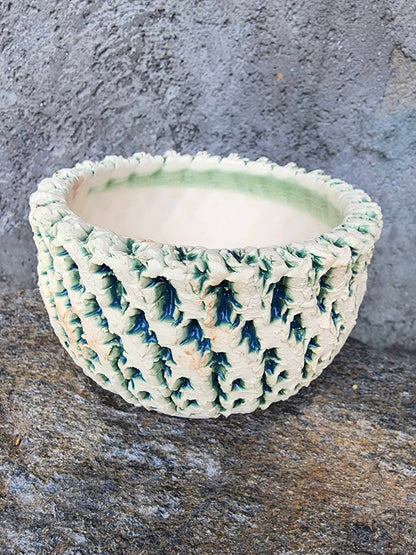 Handmade Pottery  - Basalt Flow Bowl No. 188