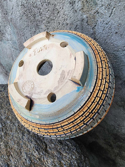 Handmade Pottery - Blue Strata Basin No. 191