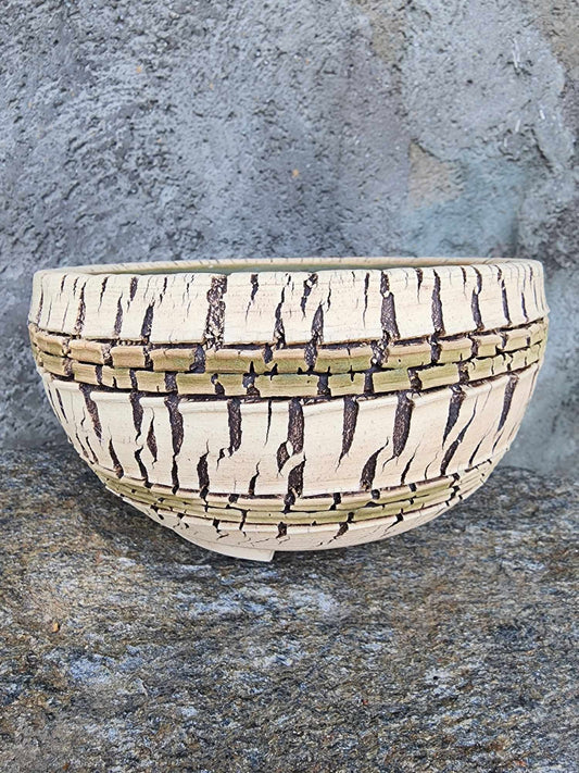 Handmade Pottery - Limestone Terrace Basin No. 204