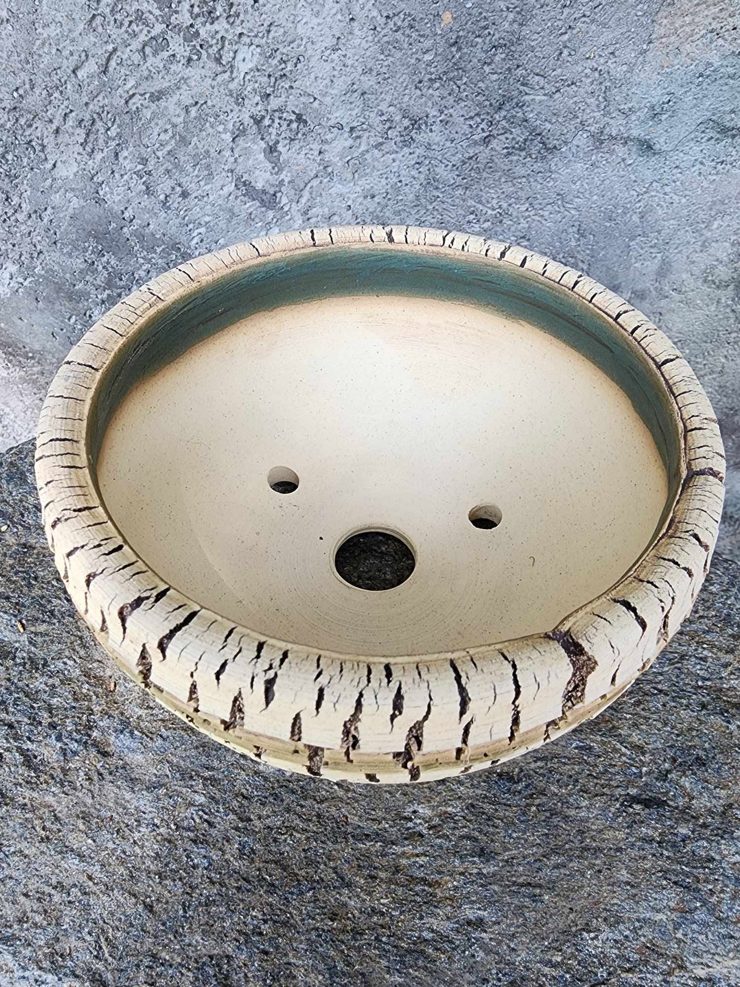 Handmade Pottery - Limestone Terrace Basin No. 204