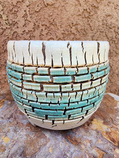 Handmade Pottery - Oasis Weave Vessel No. 205