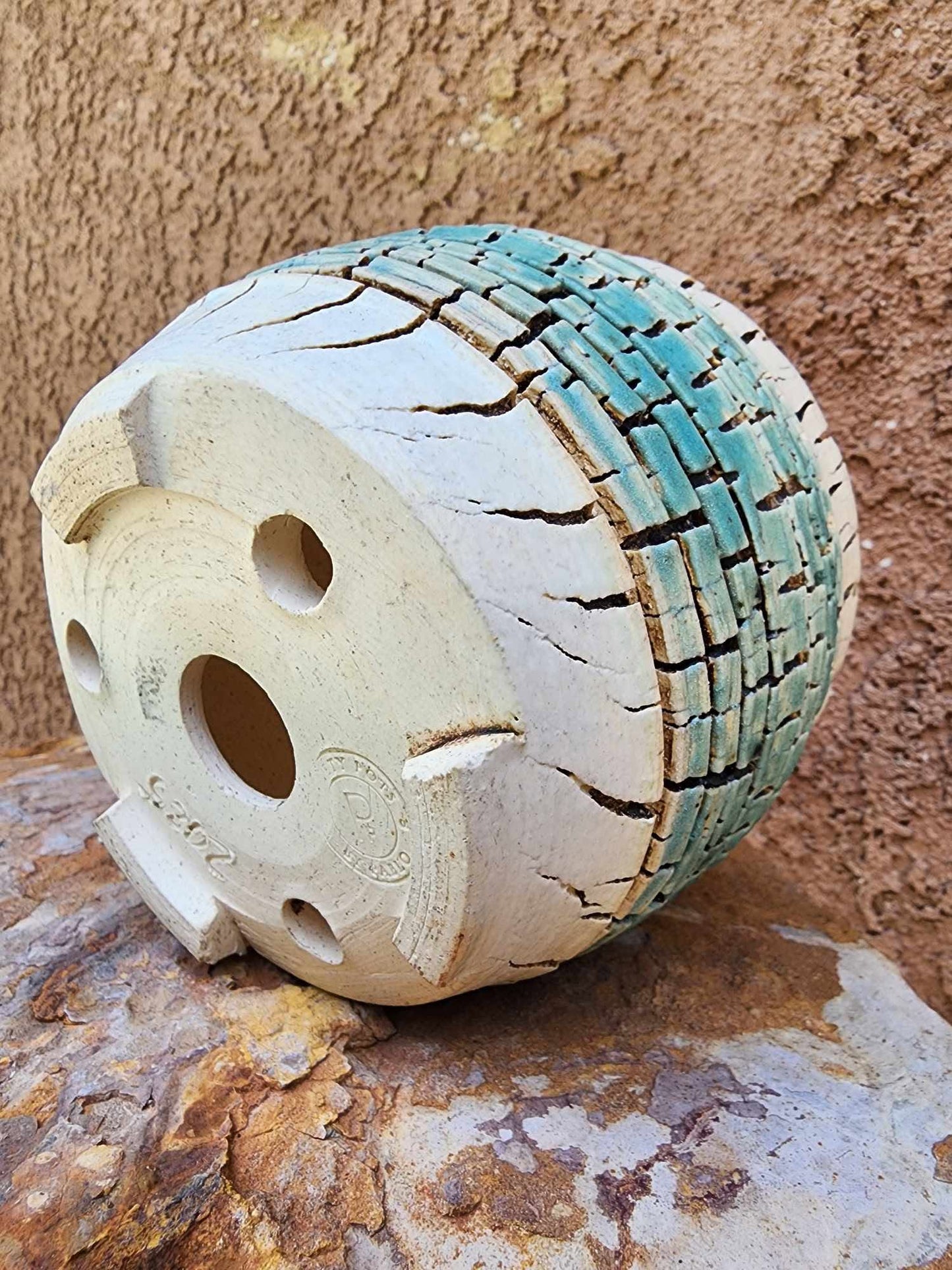 Handmade Pottery - Oasis Weave Vessel No. 205