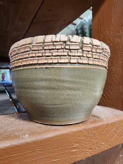 Handmade Pottery - Olive Mason - No. 182
