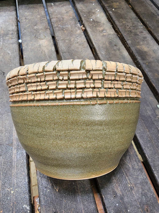 Handmade Pottery - Olive Mason - No. 182