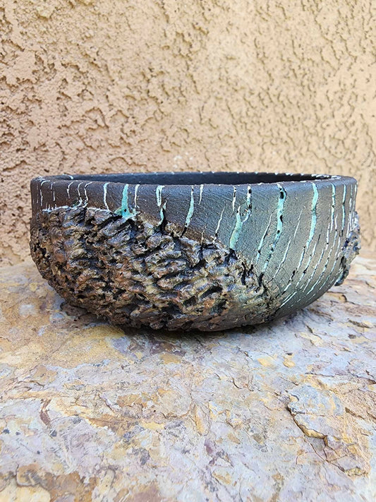 Handmade Pottery - Scoria Basin No. 190