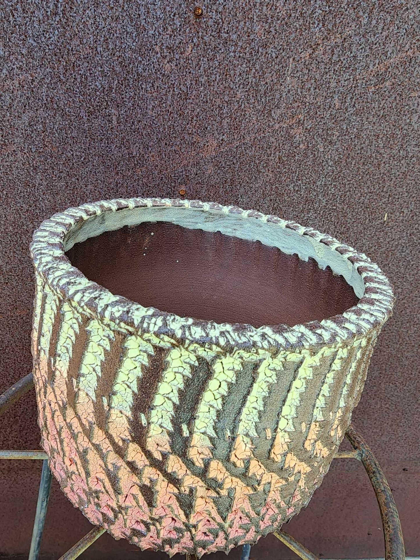 Handmade Pottery - Shadow Weave Basin No. 203