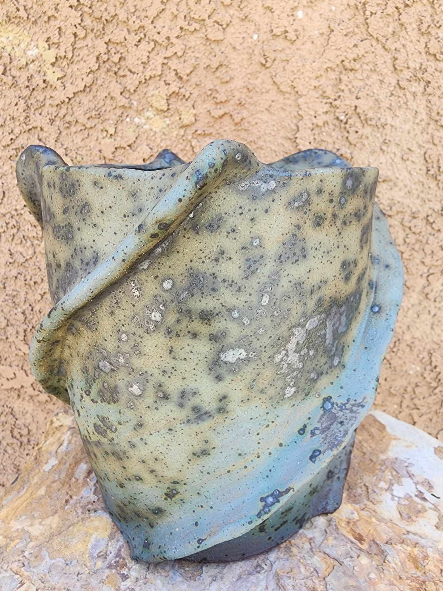 Handmade Pottery - Wind Fold Vessel No. 192
