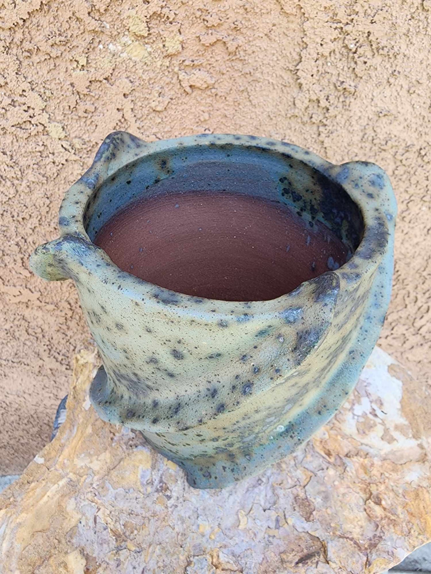 Handmade Pottery - Wind Fold Vessel No. 192