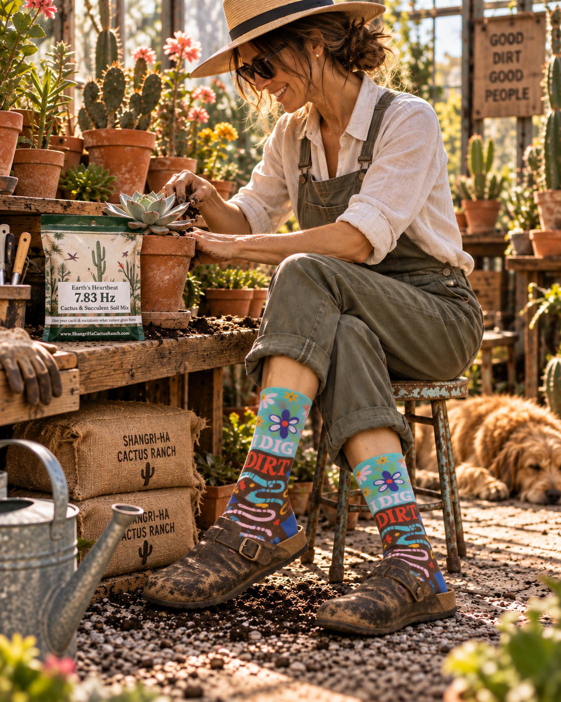 I Dig Dirt Women’s Crew Socks