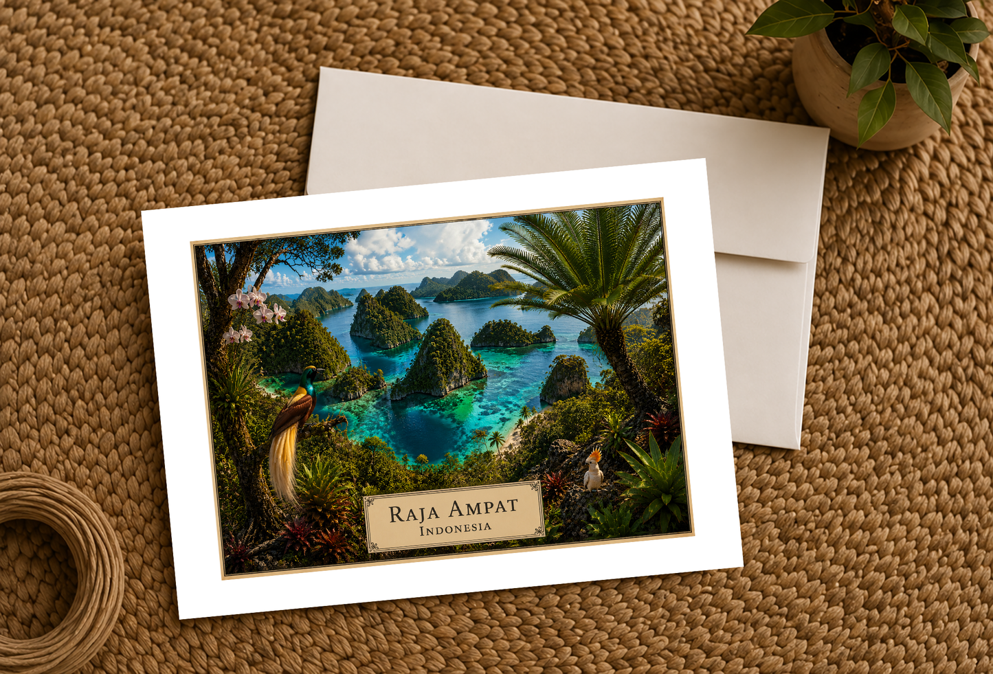 Raja Ampat — Botanical Expedition Art Card