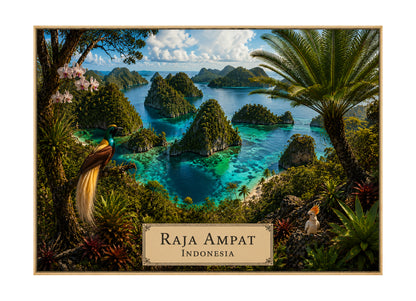 Raja Ampat — Botanical Expedition Art Card