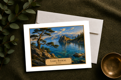 Lake Baikal — Botanical Expedition Art Card