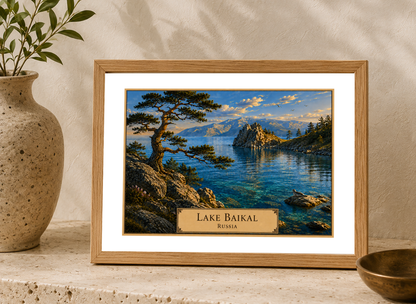 Lake Baikal — Botanical Expedition Art Card