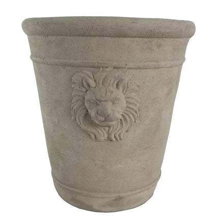 Lion Planter - Tall - Cast Cement