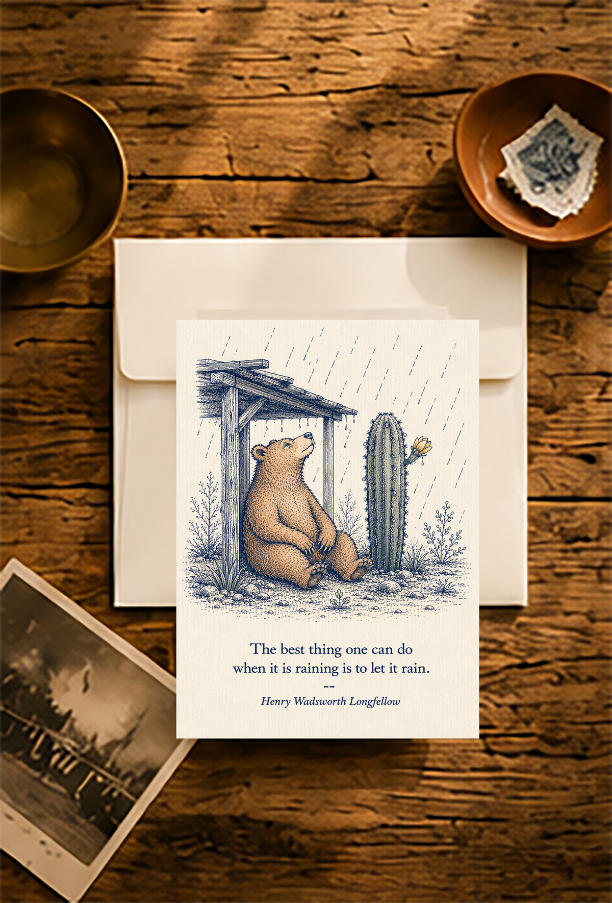 Bear — Small Society Art Card
