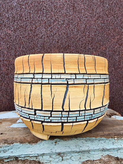 Handmade Pottery  -  Sun Crack Vessel No. 11