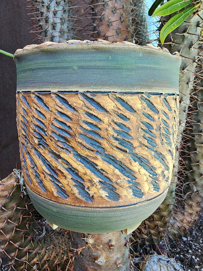 Handmade Pottery  -  Desert Current Planter No. 20