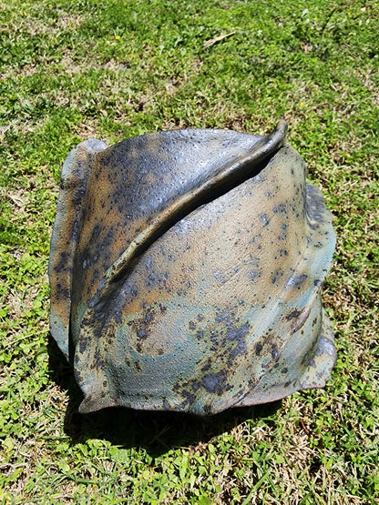 Handmade Pottery  -  Stone Fold Vessel No. 28
