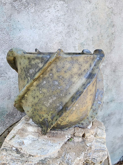 Handmade Pottery  -  Stone Fold Vessel No. 28
