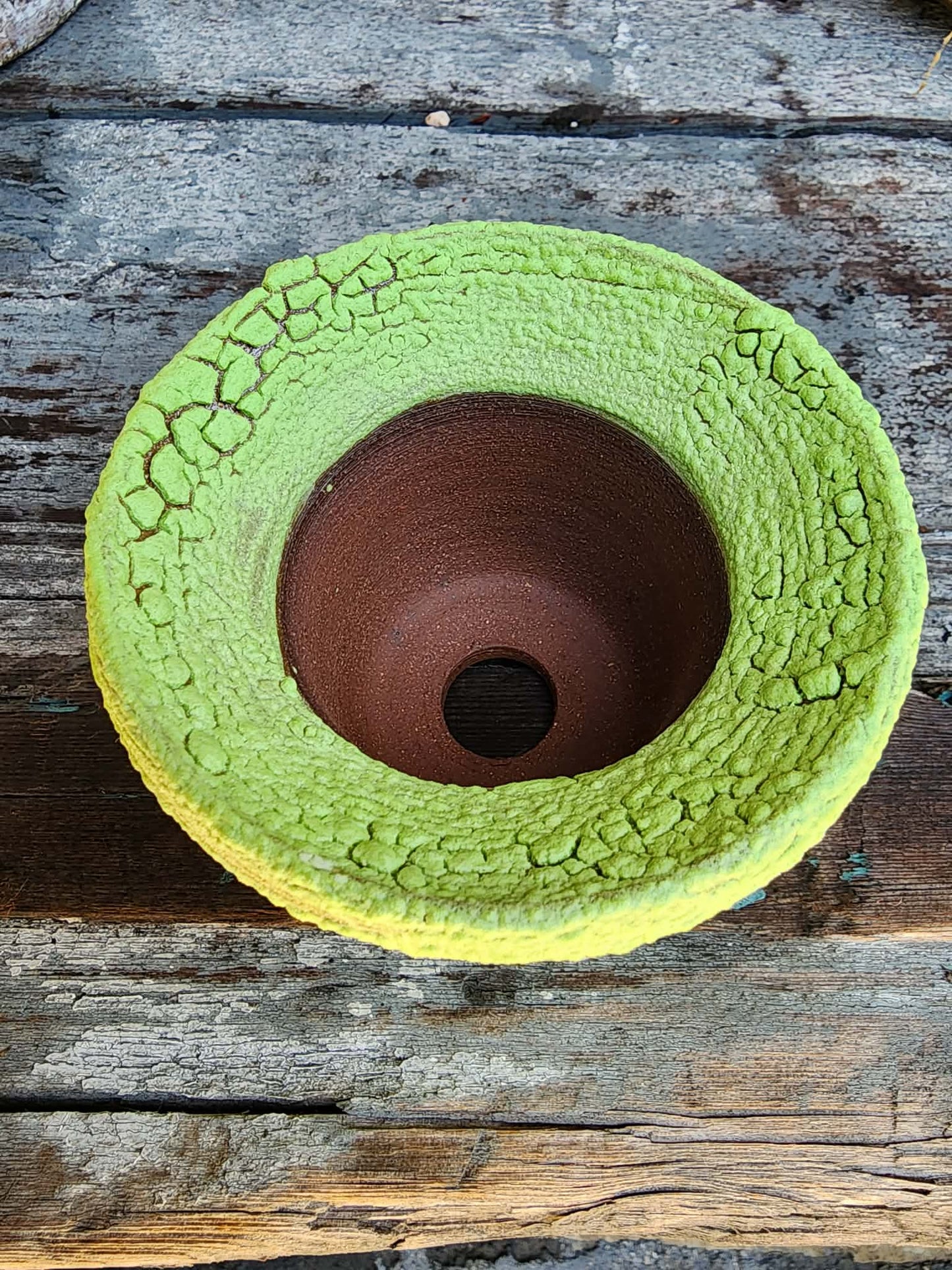 Handmade Pottery - Moss Crater Form No. 32