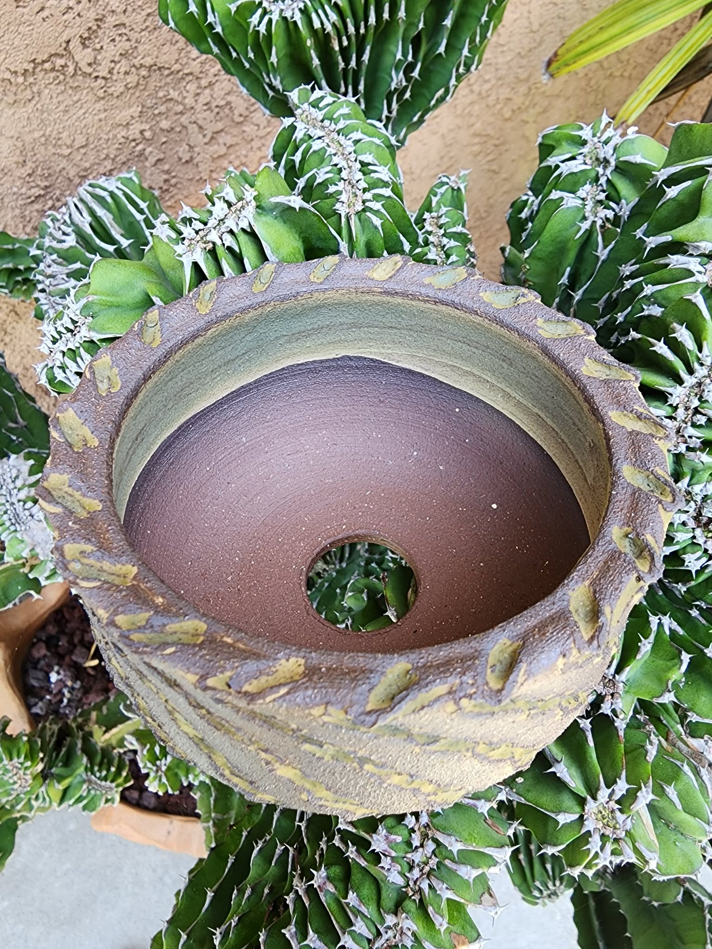 Handmade Pottery  -  Sage Drift Bowl No. 16