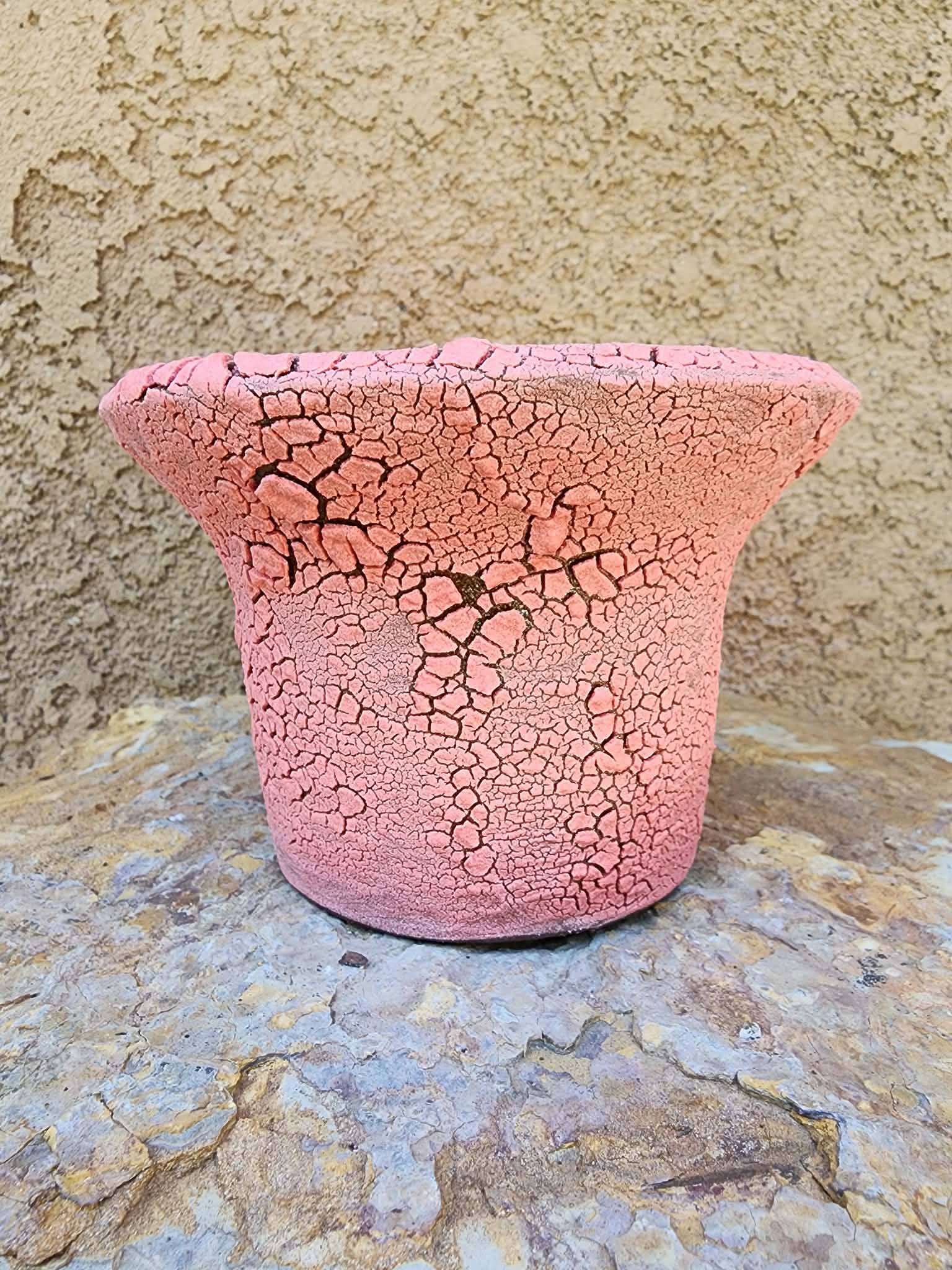 Rose Ash Vessel No. 34 handmade ceramic planter