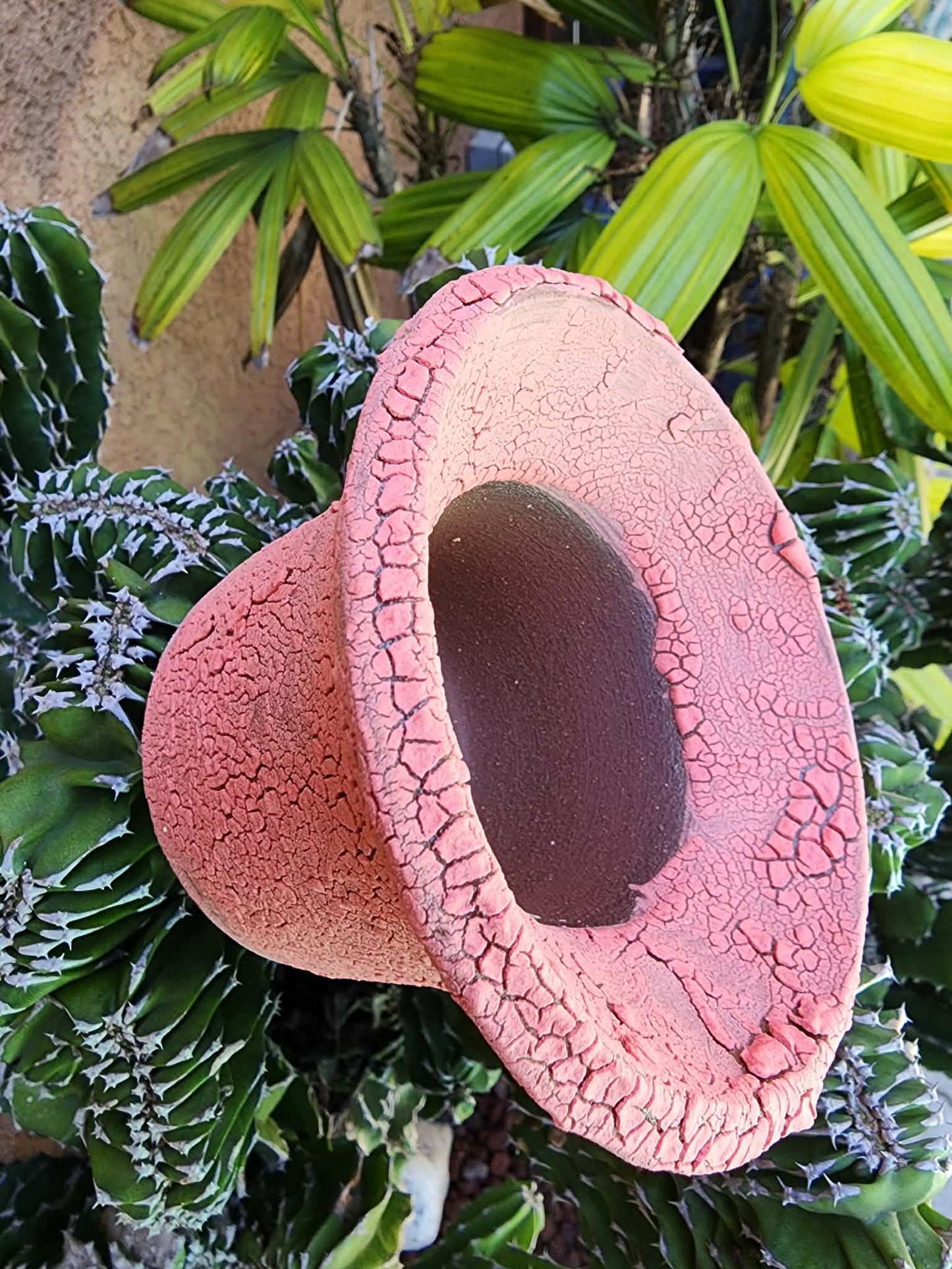 Handmade Pottery  -  Rose Ash Vessel No. 34