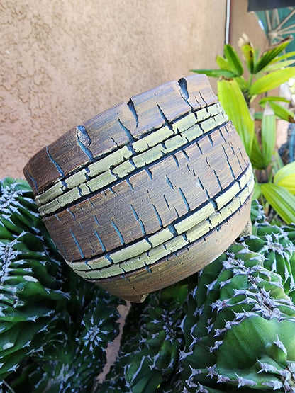 Handmade Pottery  -  Sandstone Rift Bowl No. 21