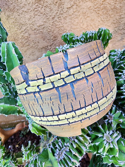 Handmade Pottery  -  Sandstone Rift Bowl No. 21
