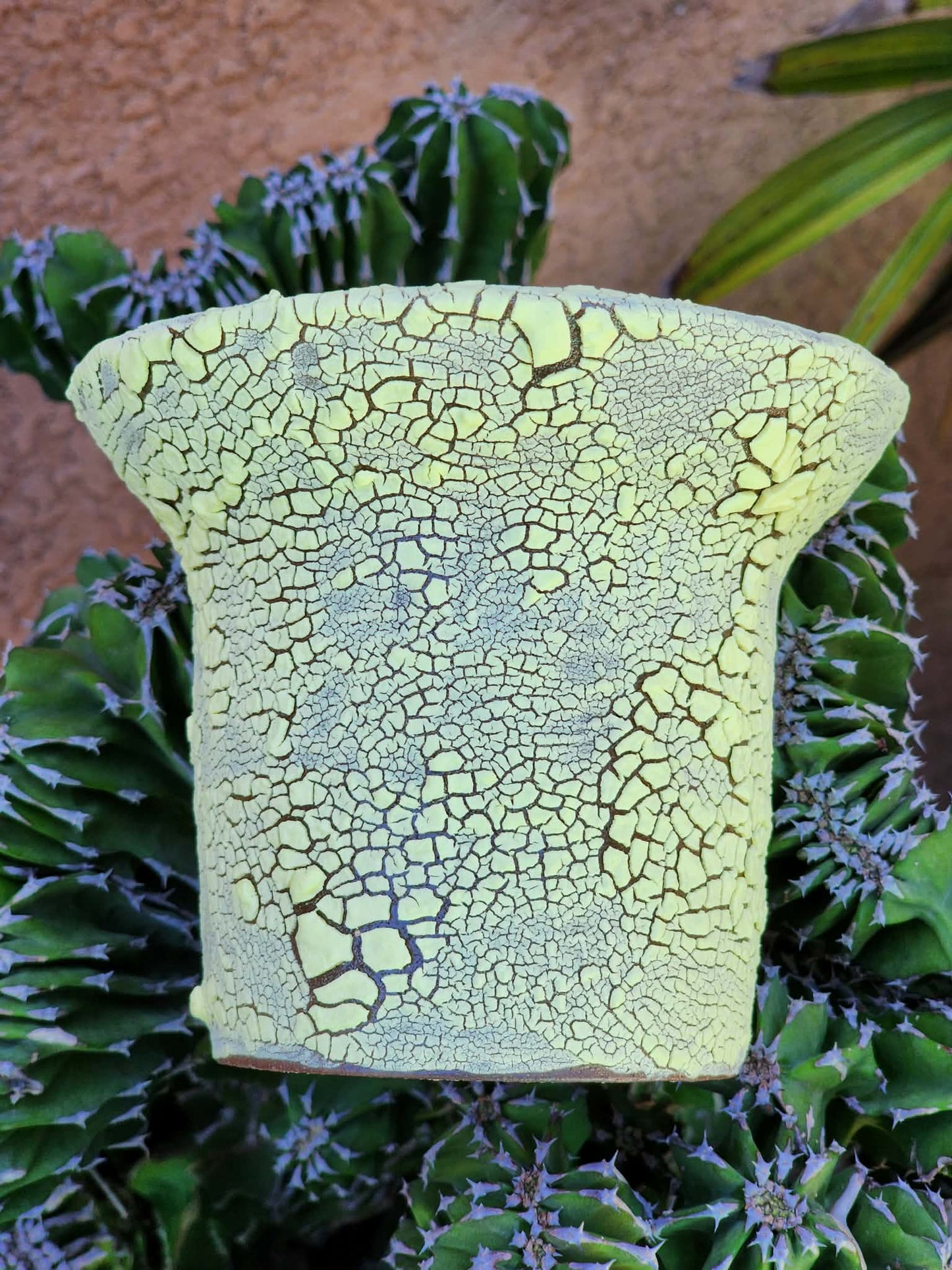 Handmade Pottery  -  Celadon Bloom Vessel No. 30