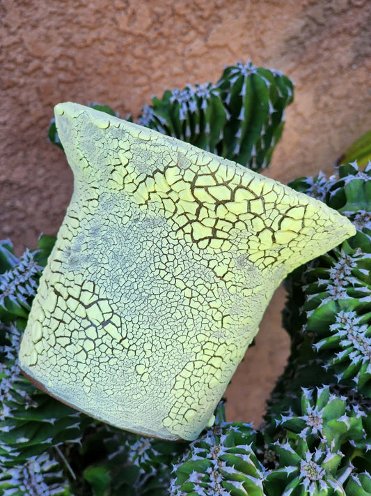 Celadon Bloom Vessel No. 30 handmade ceramic planter