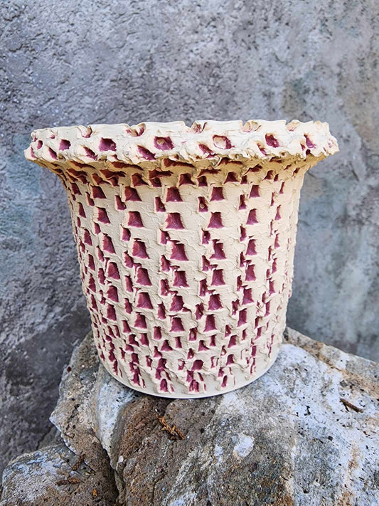 Desert Lattice Planter No. 6 handmade ceramic planter
