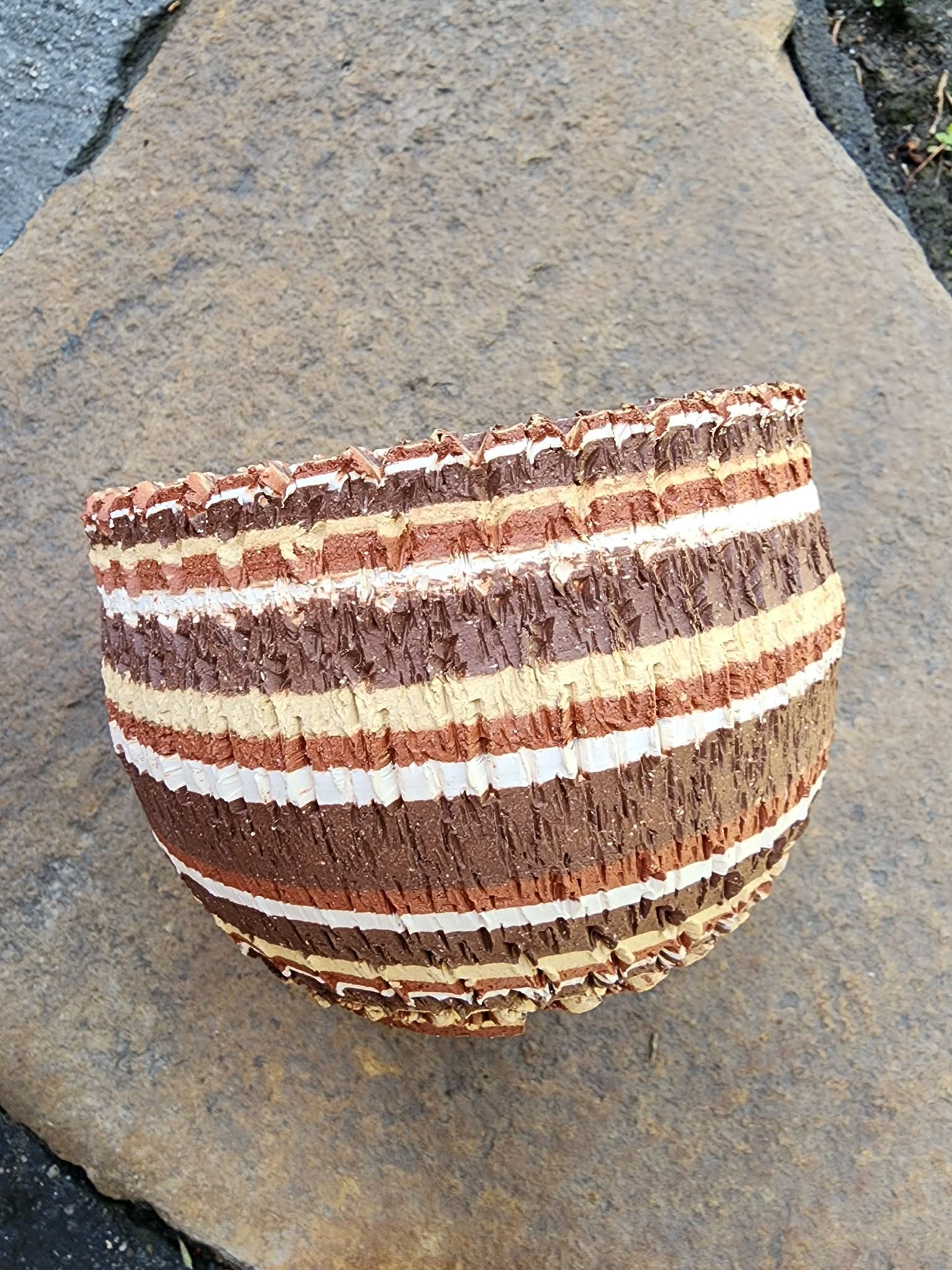 Handmade Pottery  -  Sedona Coil Bowl No. 18