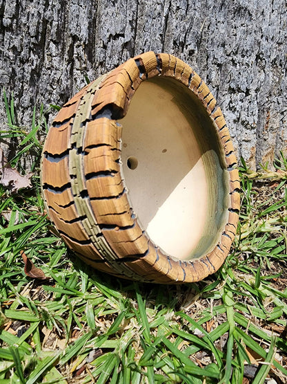 Handmade Pottery  -  Canyon Stripe Bowl No. 12